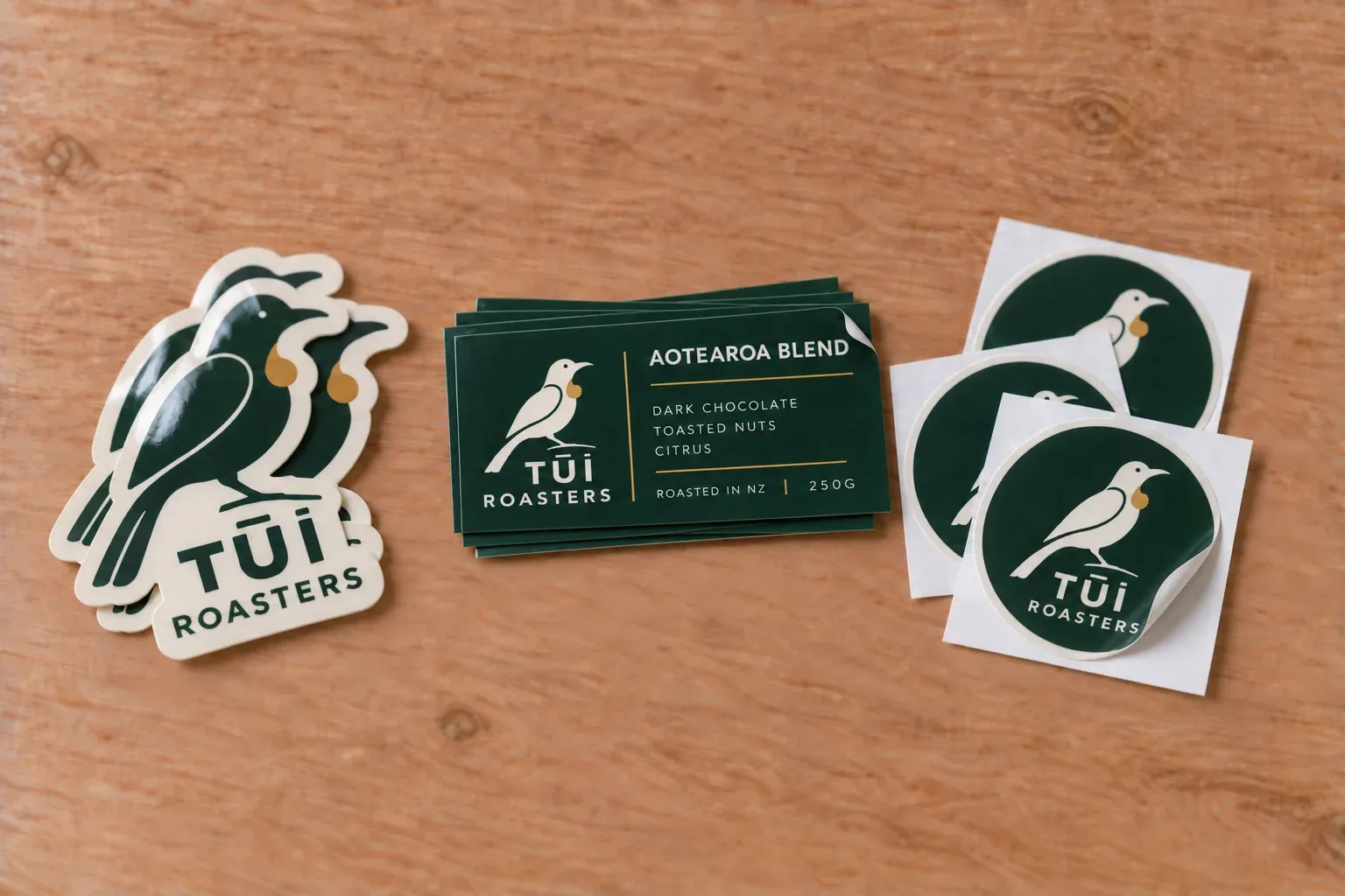 Stickers & packaging